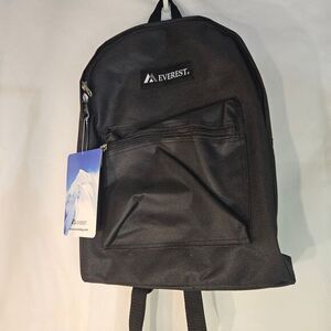 Everest Luggage Basic Black Backpack‎